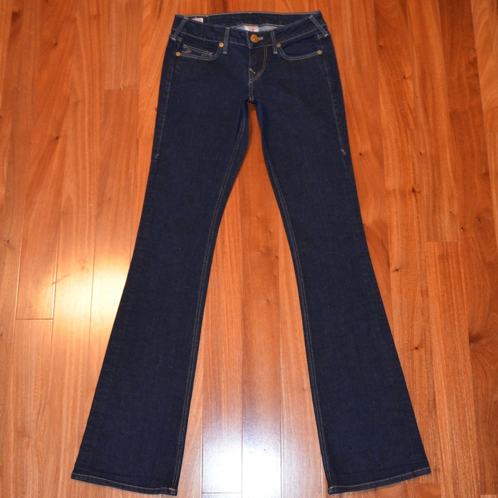 True Religion TRBJ dark wash Trisha jeans